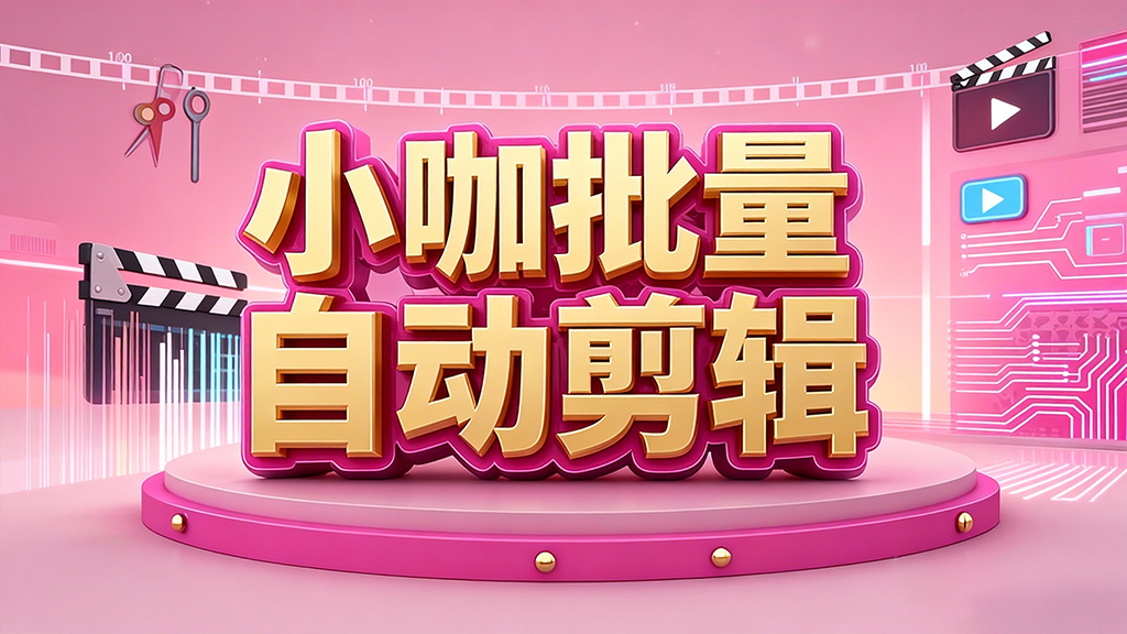 小咖批量 自动剪辑